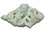 Sparkly Prehnite Pseudomorph After Laumontite - India #342420-1